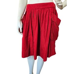 Anthropologie Maeve Corduroy Skirt with pockets